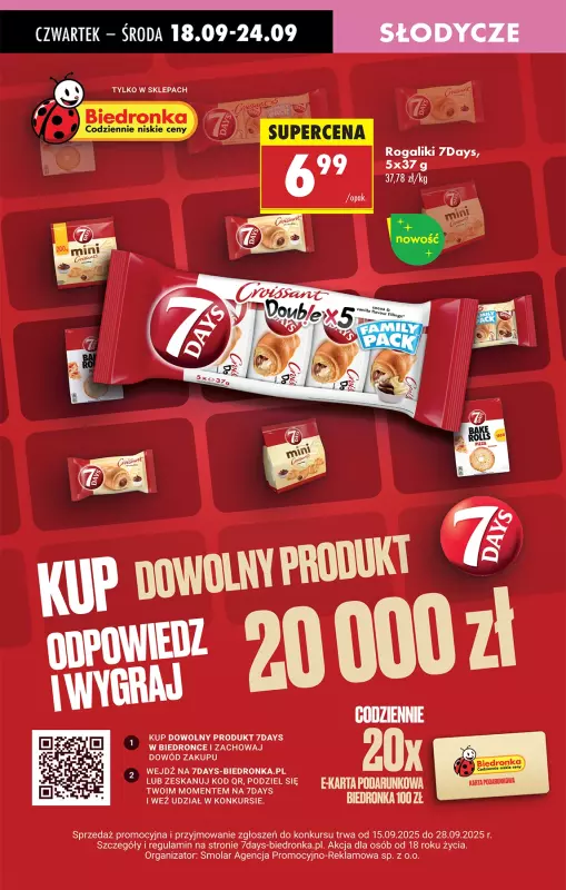 Biedronka - gazetka promocyjna Od czwartku od czwartku 18.09 do środy 24.09 - strona 54