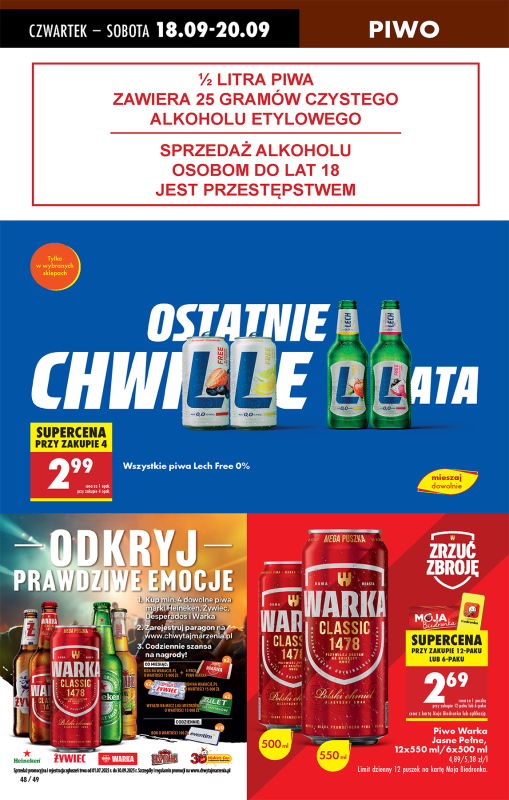Biedronka - gazetka promocyjna Od czwartku od czwartku 18.09 do środy 24.09 - strona 60