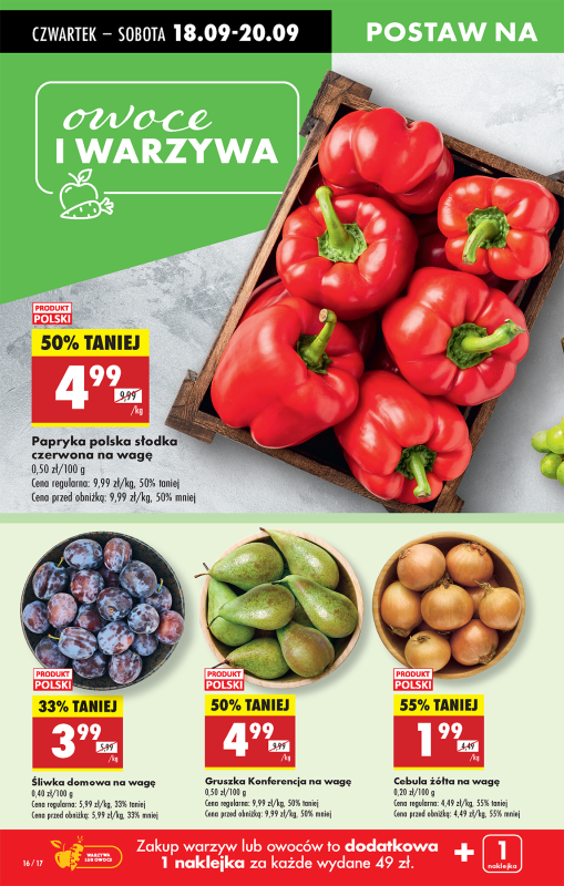 Biedronka - gazetka promocyjna Od czwartku od czwartku 18.09 do środy 24.09 - strona 16