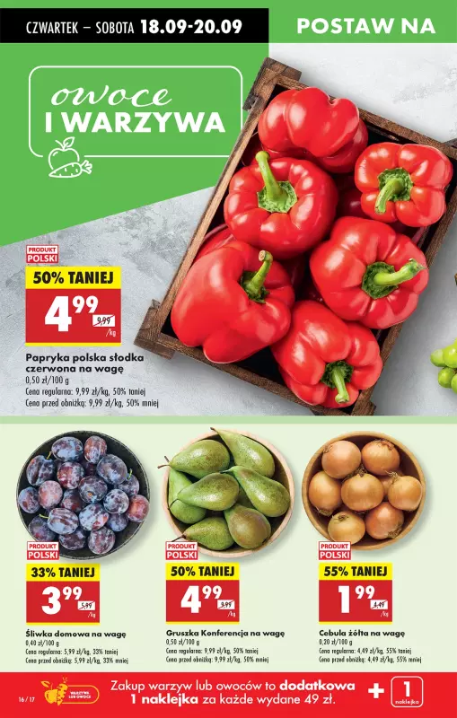 Biedronka - gazetka promocyjna Od czwartku od czwartku 18.09 do środy 24.09 - strona 16