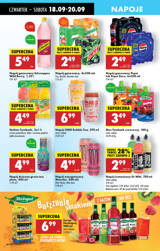 Biedronka - gazetka promocyjna Od czwartku od czwartku 18.09 do środy 24.09 - strona 56