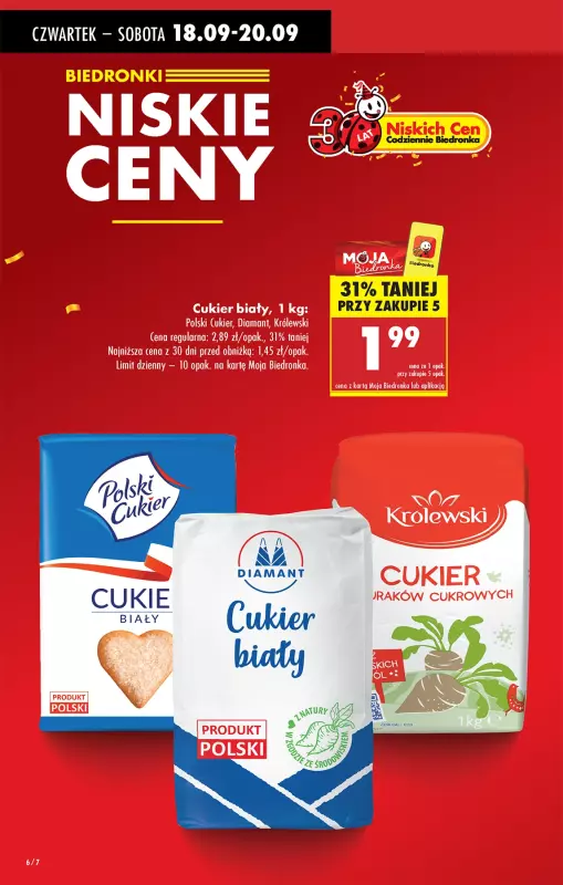 Biedronka - gazetka promocyjna Od czwartku od czwartku 18.09 do środy 24.09 - strona 6