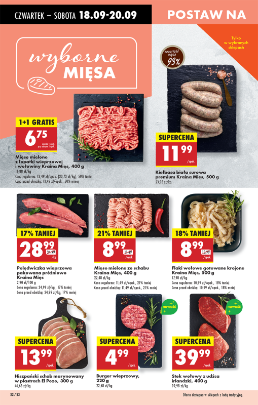 Biedronka - gazetka promocyjna Od czwartku, Z ladą tradycyjną od czwartku 18.09 do środy 24.09 - strona 26
