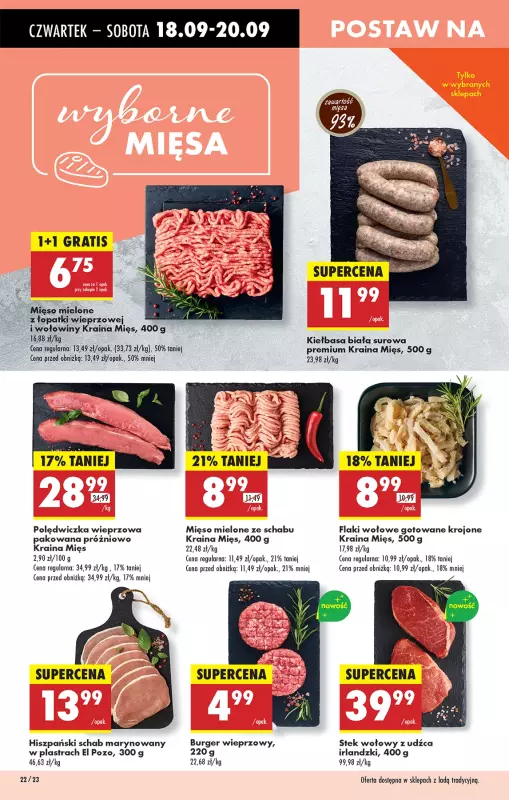 Biedronka - gazetka promocyjna Od czwartku, Z ladą tradycyjną od czwartku 18.09 do środy 24.09 - strona 26