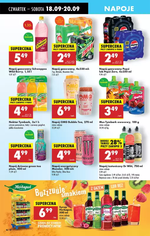 Biedronka - gazetka promocyjna Od czwartku, Z ladą tradycyjną od czwartku 18.09 do środy 24.09 - strona 56
