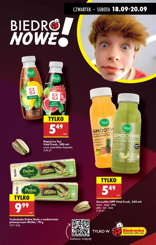 Biedronka - gazetka promocyjna Od czwartku, Z ladą tradycyjną od czwartku 18.09 do środy 24.09 - strona 15