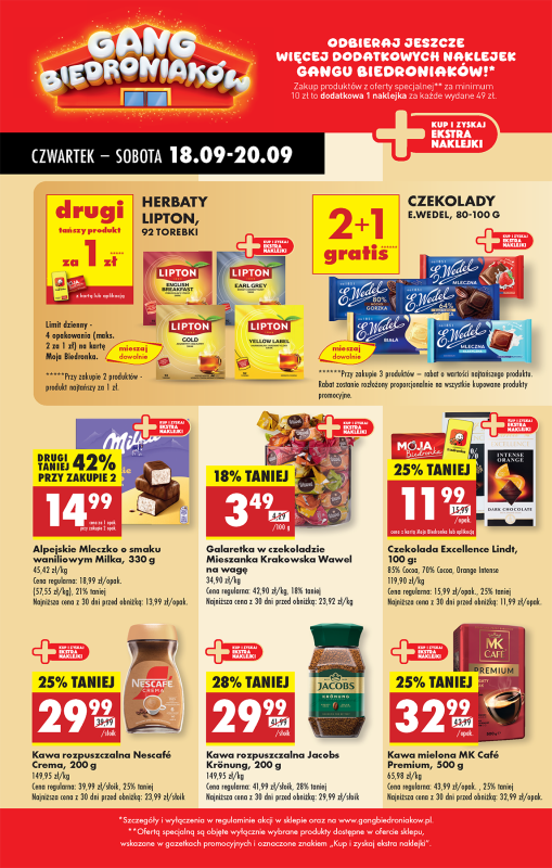 Biedronka - gazetka promocyjna Od czwartku, Z ladą tradycyjną od czwartku 18.09 do środy 24.09 - strona 34