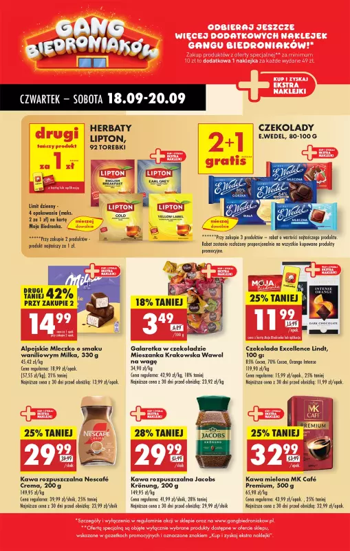 Biedronka - gazetka promocyjna Od czwartku, Z ladą tradycyjną od czwartku 18.09 do środy 24.09 - strona 34