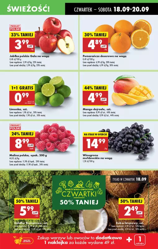 Biedronka - gazetka promocyjna Od czwartku, Z ladą tradycyjną od czwartku 18.09 do środy 24.09 - strona 19