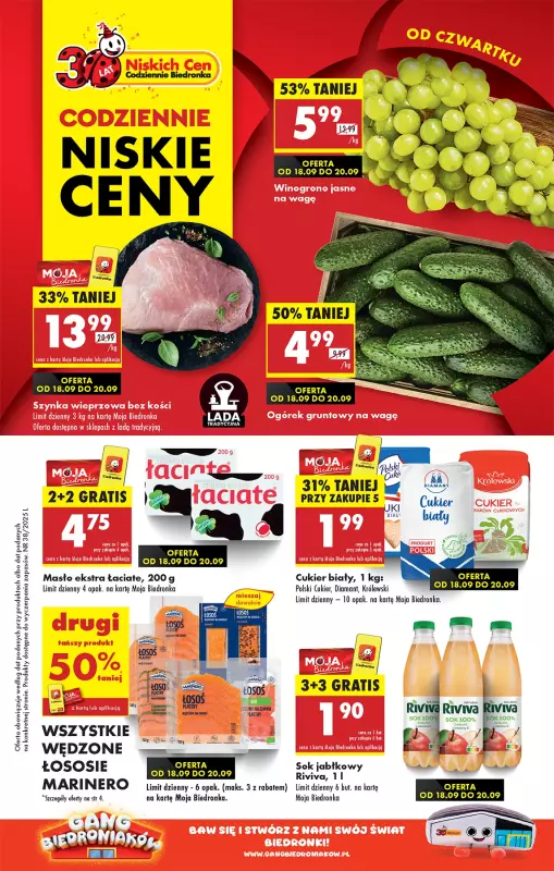 Biedronka - gazetka promocyjna Od czwartku, Z ladą tradycyjną  