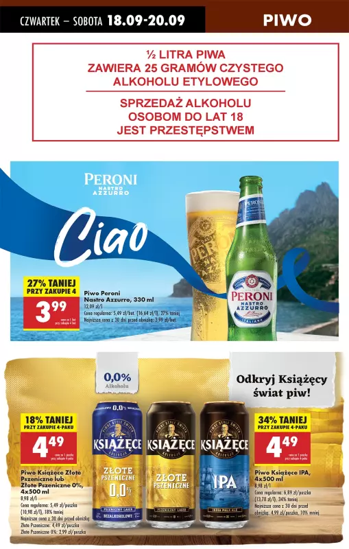 Biedronka - gazetka promocyjna Od czwartku, Z ladą tradycyjną od czwartku 18.09 do środy 24.09 - strona 59