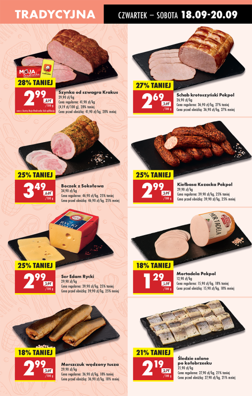 Biedronka - gazetka promocyjna Od czwartku, Z ladą tradycyjną od czwartku 18.09 do środy 24.09 - strona 25