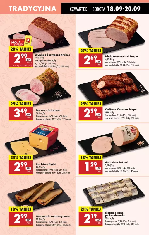 Biedronka - gazetka promocyjna Od czwartku, Z ladą tradycyjną od czwartku 18.09 do środy 24.09 - strona 25