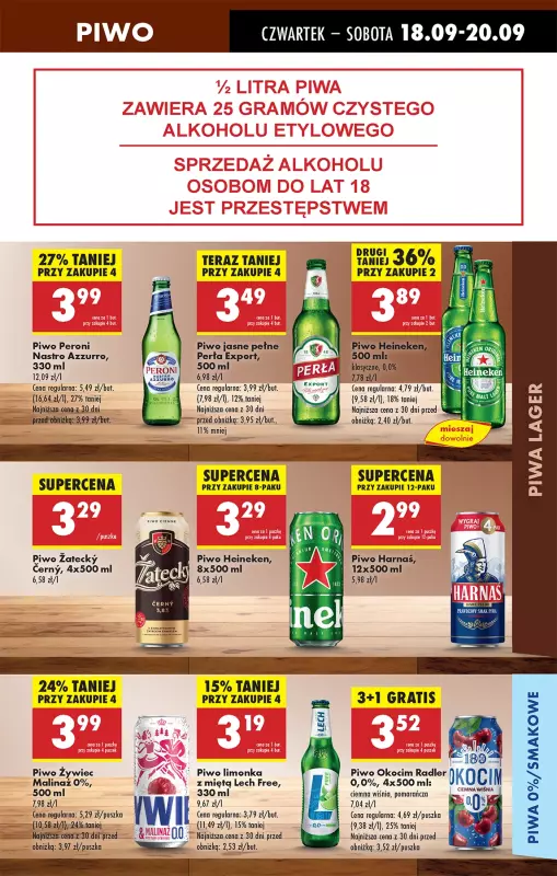 Biedronka - gazetka promocyjna Od czwartku, Z ladą tradycyjną od czwartku 18.09 do środy 24.09 - strona 61