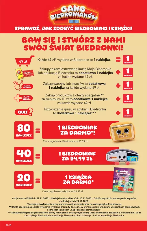 Biedronka - gazetka promocyjna Od czwartku od czwartku 18.09 do środy 24.09 - strona 34
