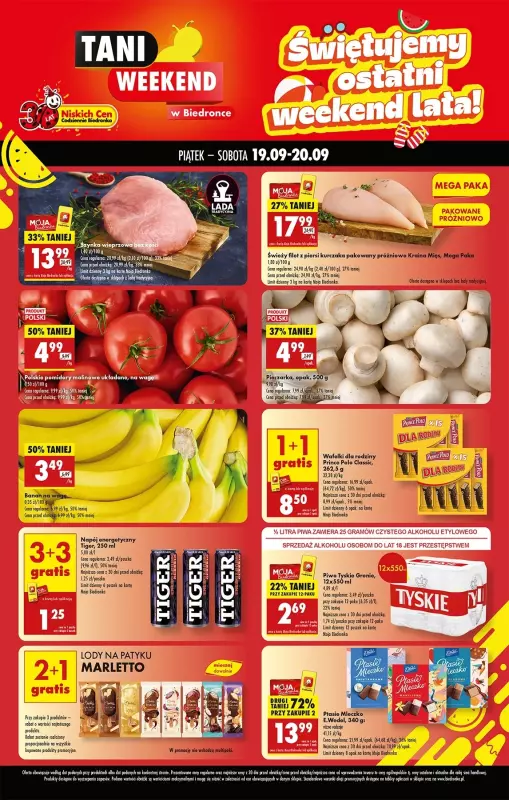 Biedronka - gazetka promocyjna Tani Weekend  