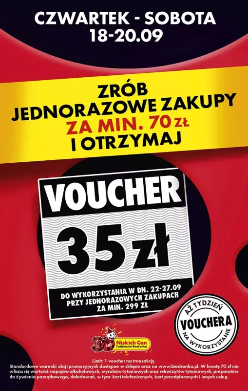 Biedronka - gazetka promocyjna Tani Weekend   - strona 3