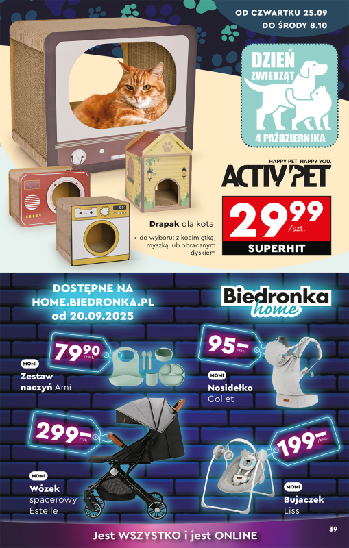 Biedronka - gazetka promocyjna Okazje tygodnia od 20.09 od soboty 20.09 do środy 08.10 - strona 43