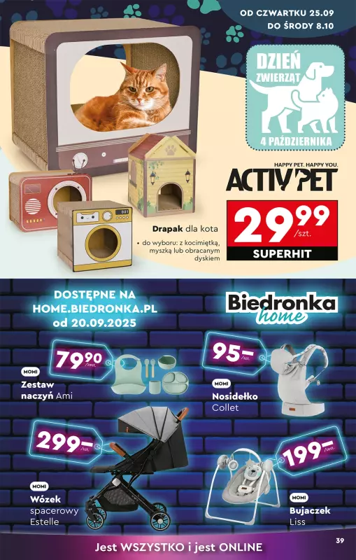 Biedronka - gazetka promocyjna Okazje tygodnia od 20.09 od soboty 20.09 do środy 08.10 - strona 43