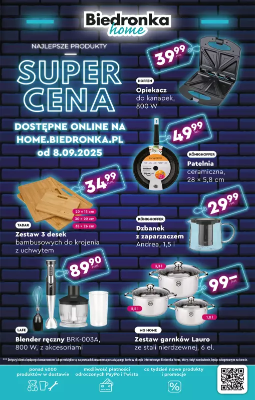 Biedronka - gazetka promocyjna Okazje tygodnia od 20.09 od soboty 20.09 do środy 08.10 - strona 47