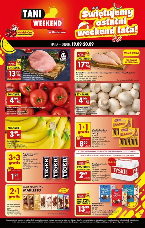 Biedronka - gazetka promocyjna Tani Weekend  