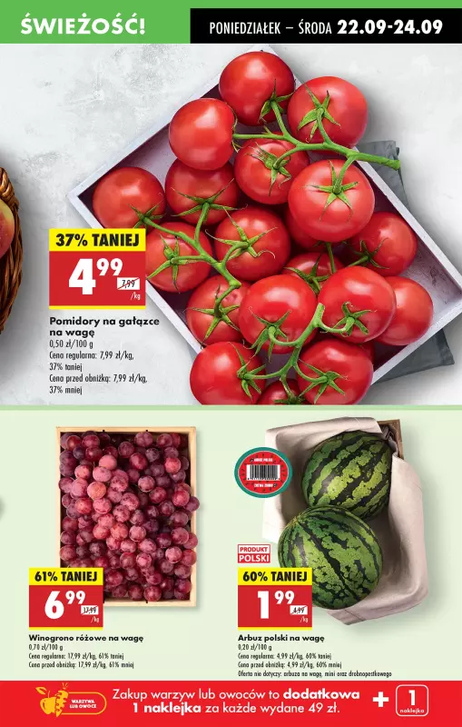 Biedronka - gazetka promocyjna Od poniedziałku od poniedziałku 22.09 do niedzieli 28.09 - strona 15