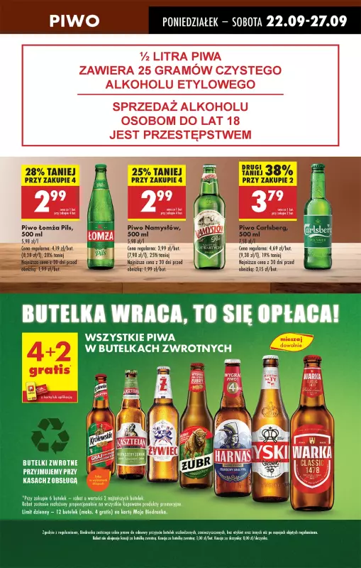 Biedronka - gazetka promocyjna Od poniedziałku od poniedziałku 22.09 do niedzieli 28.09 - strona 49