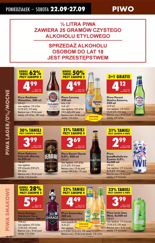 Biedronka - gazetka promocyjna Od poniedziałku od poniedziałku 22.09 do niedzieli 28.09 - strona 48