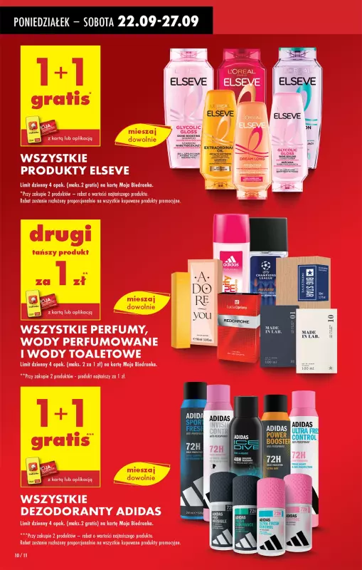 Biedronka - gazetka promocyjna Od poniedziałku od poniedziałku 22.09 do niedzieli 28.09 - strona 10