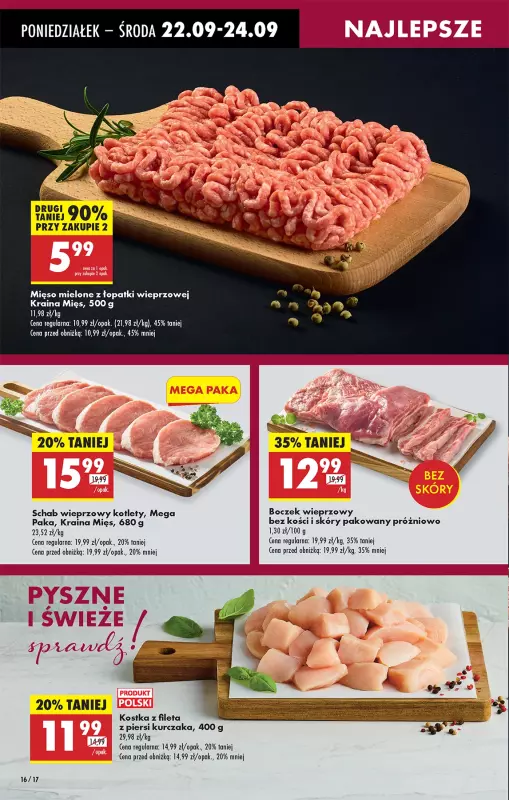 Biedronka - gazetka promocyjna Od poniedziałku od poniedziałku 22.09 do niedzieli 28.09 - strona 16