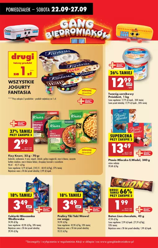 Biedronka - gazetka promocyjna Od poniedziałku od poniedziałku 22.09 do niedzieli 28.09 - strona 28