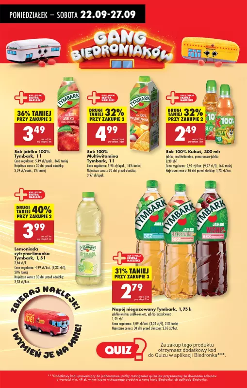 Biedronka - gazetka promocyjna Od poniedziałku od poniedziałku 22.09 do niedzieli 28.09 - strona 30