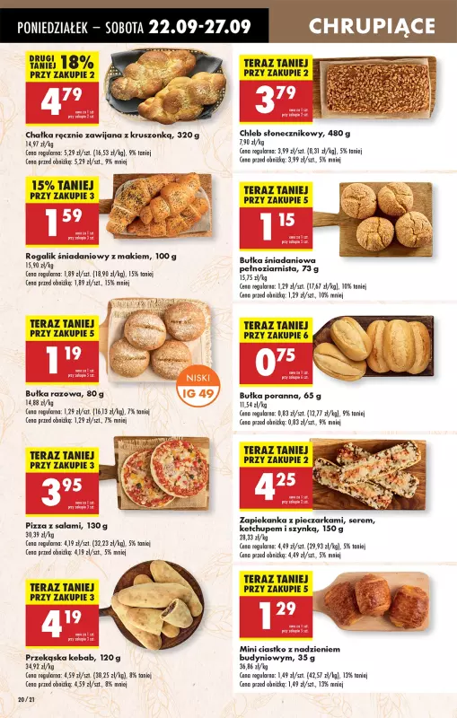 Biedronka - gazetka promocyjna Od poniedziałku od poniedziałku 22.09 do niedzieli 28.09 - strona 20