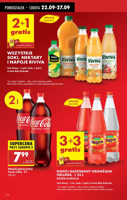 Biedronka - gazetka promocyjna Od poniedziałku, Z ladą tradycyjną od poniedziałku 22.09 do niedzieli 28.09 - strona 8
