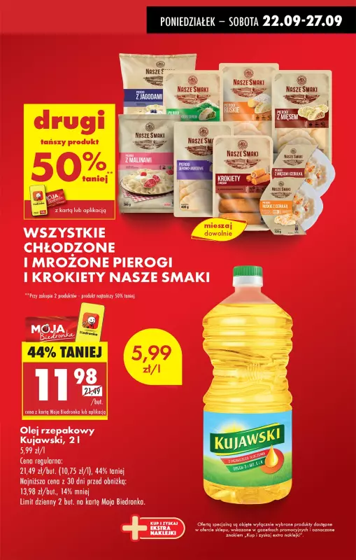 Biedronka - gazetka promocyjna Od poniedziałku, Z ladą tradycyjną od poniedziałku 22.09 do niedzieli 28.09 - strona 5