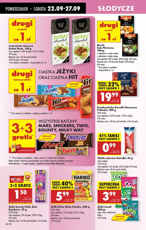 Biedronka - gazetka promocyjna Od poniedziałku, Z ladą tradycyjną od poniedziałku 22.09 do niedzieli 28.09 - strona 42