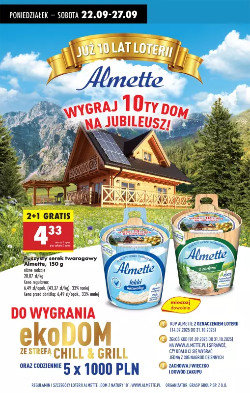 Biedronka - gazetka promocyjna Od poniedziałku, Z ladą tradycyjną od poniedziałku 22.09 do niedzieli 28.09 - strona 70