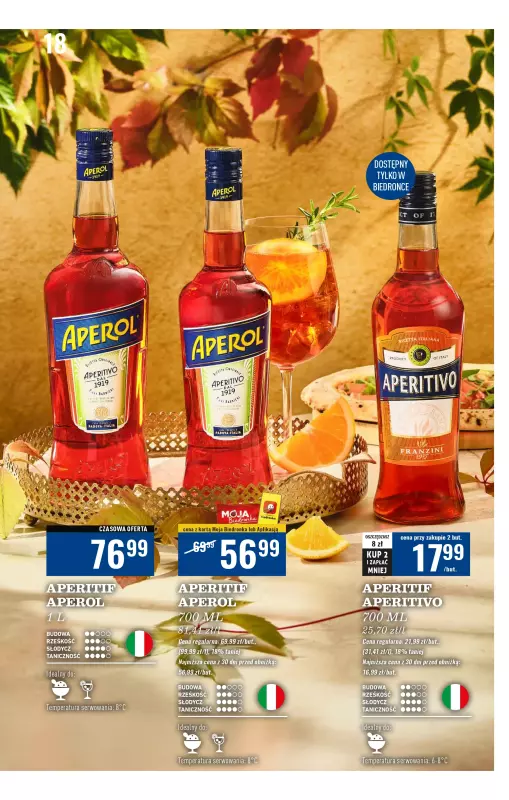 Biedronka - gazetka promocyjna Czas na toast od poniedziałku 22.09 do soboty 04.10 - strona 18