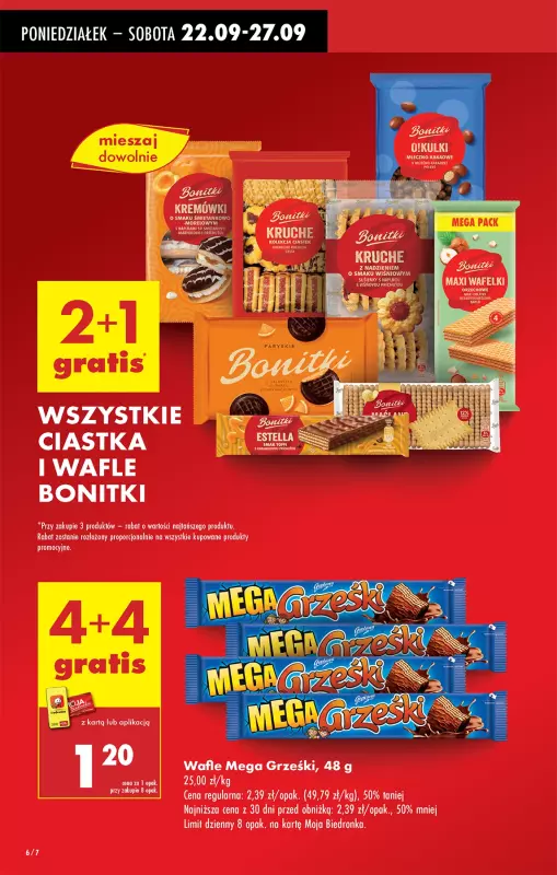 Biedronka - gazetka promocyjna Od poniedziałku od poniedziałku 22.09 do niedzieli 28.09 - strona 6
