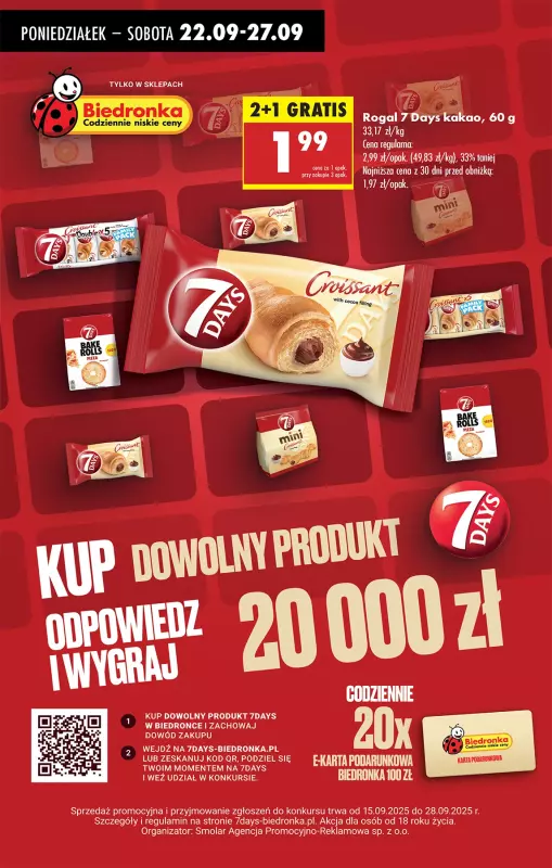 Biedronka - gazetka promocyjna Od poniedziałku od poniedziałku 22.09 do niedzieli 28.09 - strona 61