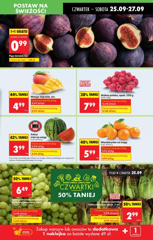 Biedronka - gazetka promocyjna Od czwartku od czwartku 25.09 do środy 01.10 - strona 17