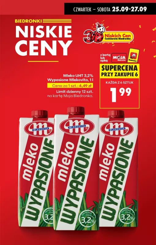 Biedronka - gazetka promocyjna Od czwartku od czwartku 25.09 do środy 01.10 - strona 3