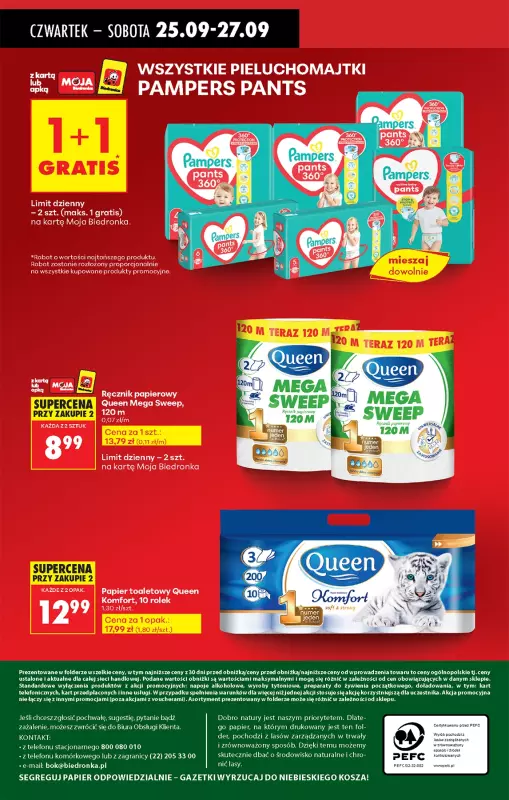 Biedronka - gazetka promocyjna Od czwartku od czwartku 25.09 do środy 01.10 - strona 77