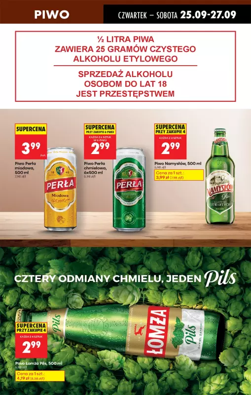 Biedronka - gazetka promocyjna Od czwartku od czwartku 25.09 do środy 01.10 - strona 61