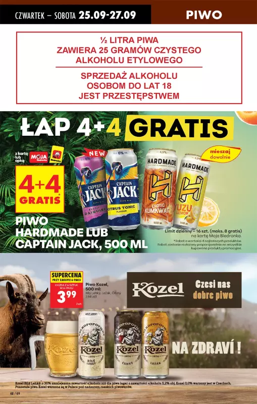 Biedronka - gazetka promocyjna Od czwartku od czwartku 25.09 do środy 01.10 - strona 60