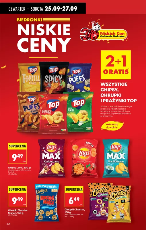 Biedronka - gazetka promocyjna Od czwartku, Z ladą tradycyjną od czwartku 25.09 do środy 01.10 - strona 8