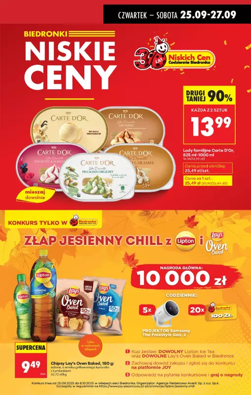 Biedronka - gazetka promocyjna Od czwartku, Z ladą tradycyjną od czwartku 25.09 do środy 01.10 - strona 9