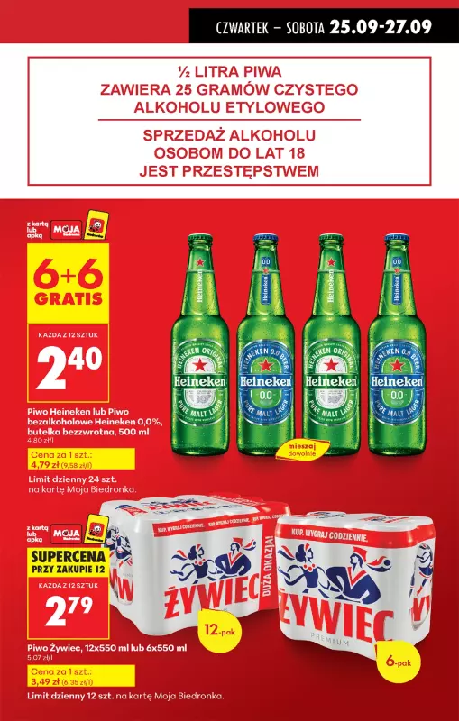 Biedronka - gazetka promocyjna Od czwartku, Z ladą tradycyjną od czwartku 25.09 do środy 01.10 - strona 11