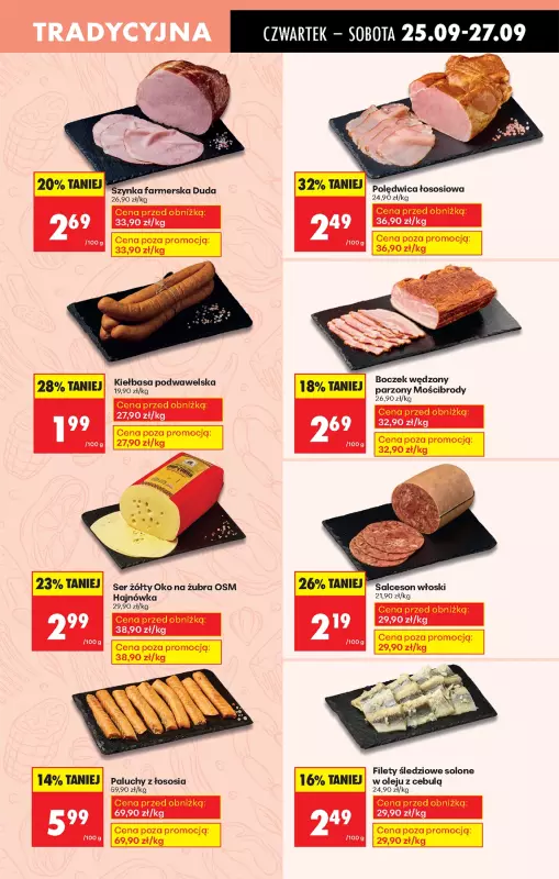 Biedronka - gazetka promocyjna Od czwartku, Z ladą tradycyjną od czwartku 25.09 do środy 01.10 - strona 25