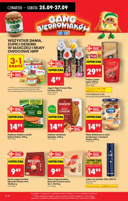 Biedronka - gazetka promocyjna Od czwartku, Z ladą tradycyjną od czwartku 25.09 do środy 01.10 - strona 52
